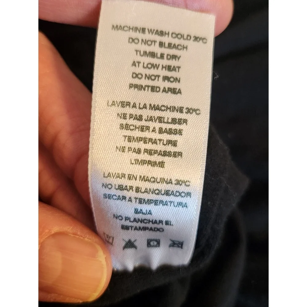 Anthropologie Sundry Size 2 Black Knee‎ Length Cotton/Spandex Ruched Dress - Picture 5 of 9